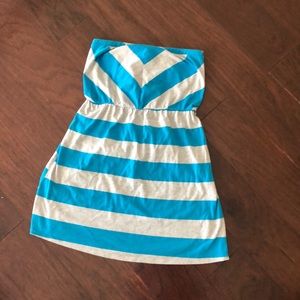 Swim coverup striped